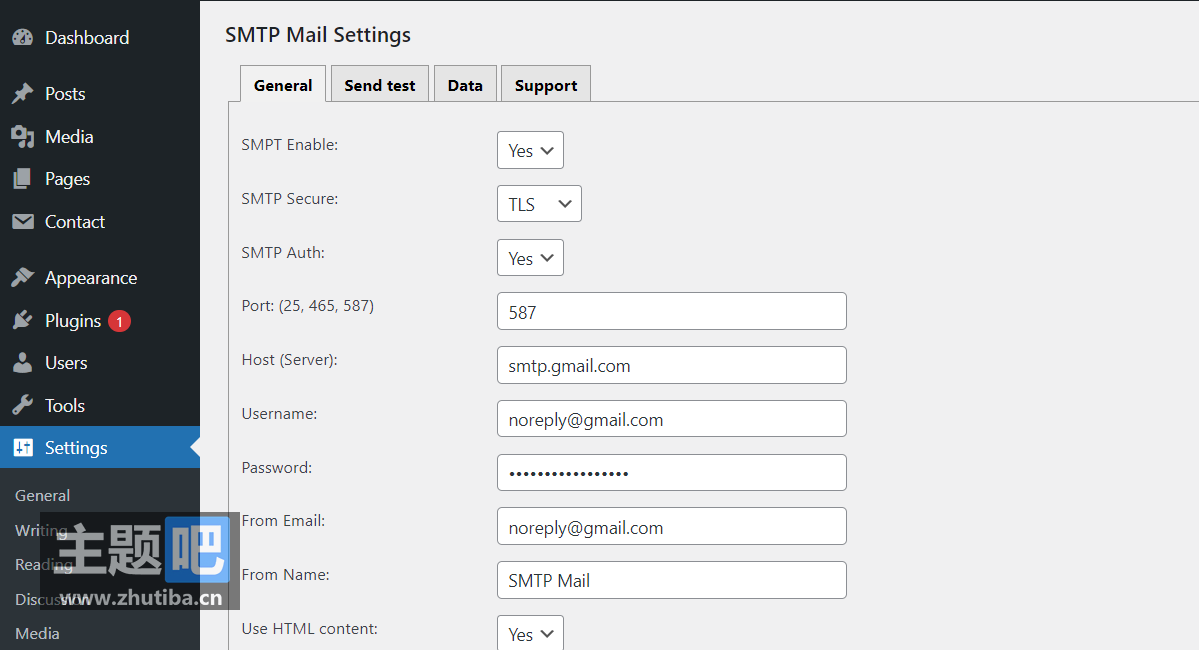 SMTP Mail WordPress邮件发送插件