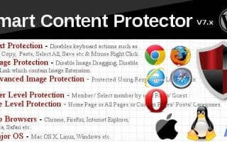 专业的wordpress内容复制智能保护器 Smart Content Protector Pro WP Copy Protection