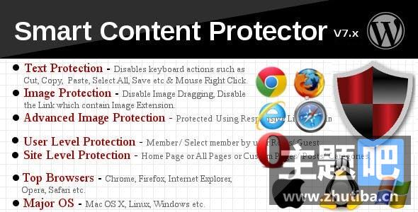 专业的wordpress内容复制智能保护器 Smart Content Protector Pro WP Copy Protection