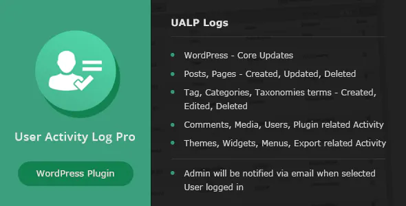 User Activity Log PRO for WordPress  用户活动日志 PRO