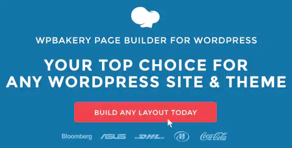 WPBakery WordPress页面构建器插件与前端和后端编辑器