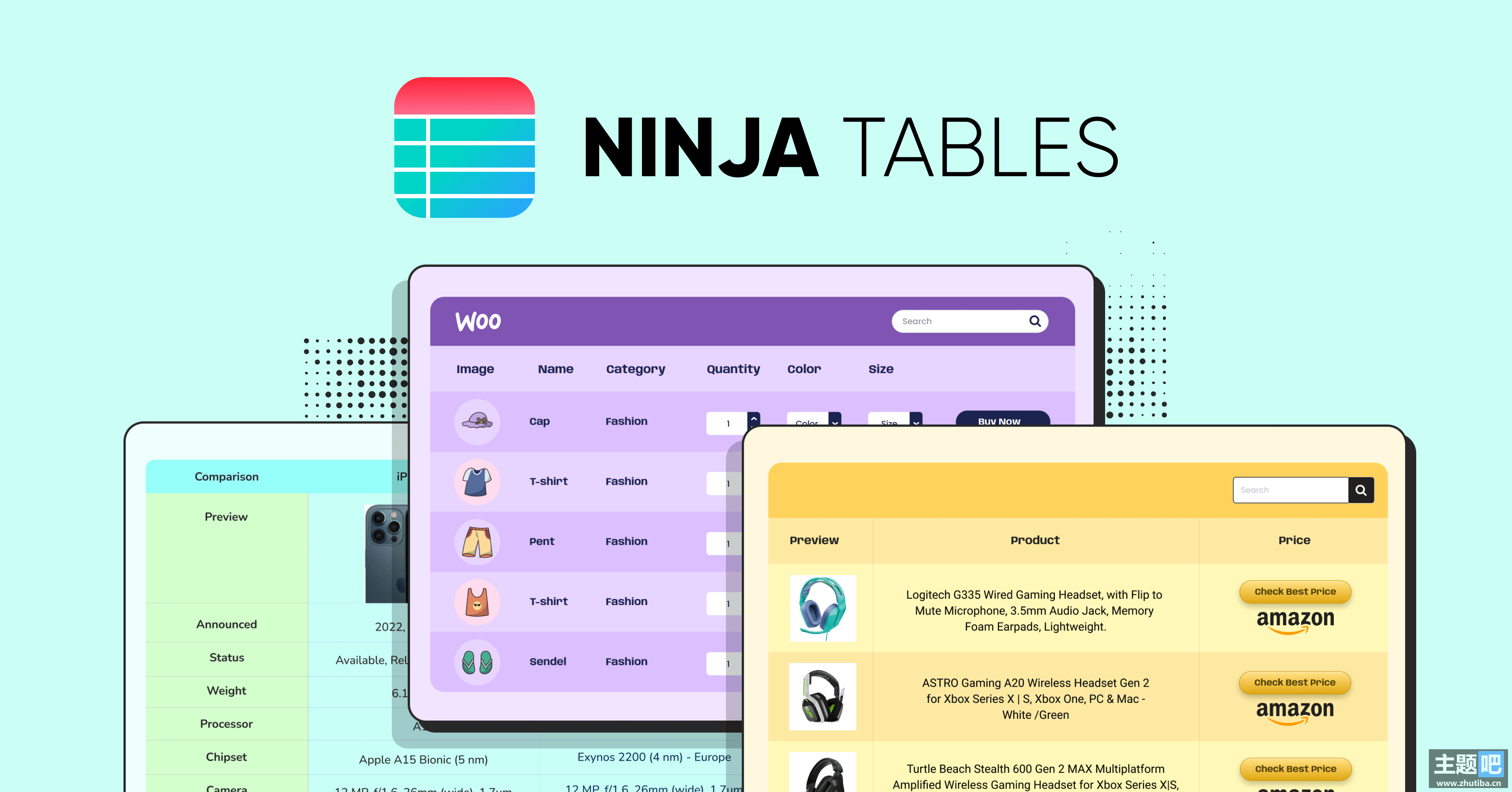 Ninja Tables Pro WordPress表格生成器插件