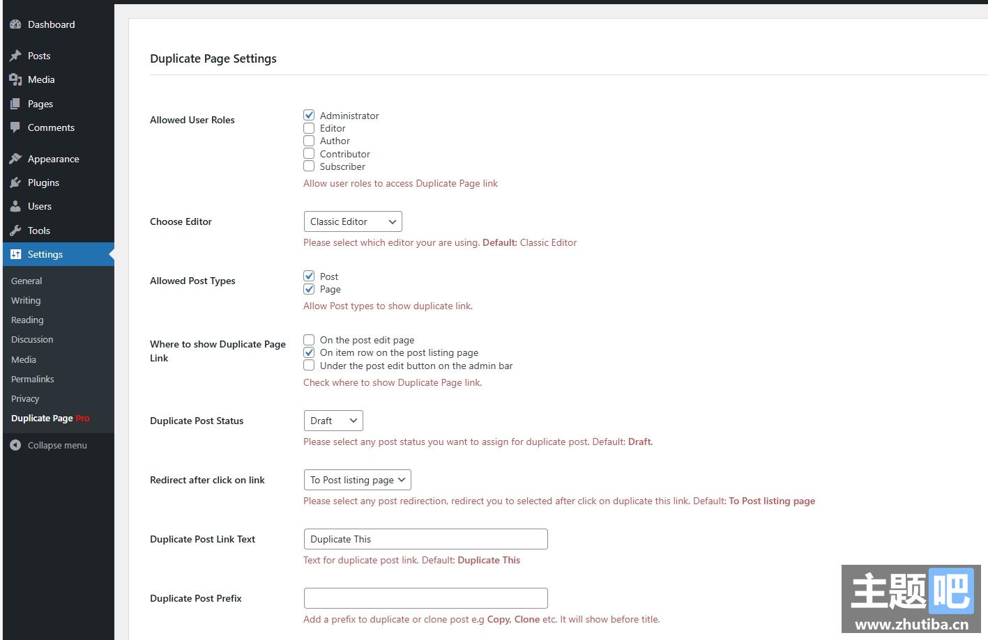 专为 WordPress 专业用户设计：Duplicate Page Pro 帮你加速页面复制与内容管理！